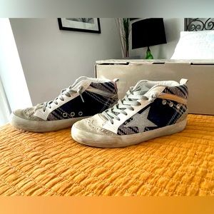 GOLDEN GOOSE Mid Star Plaid 36